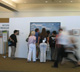 people viewing the teapot image at SIGGRAPH 2006